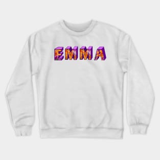 Top 10 best personalised gifts 2022  - Emma- personalised,personalized custom name with flowers Crewneck Sweatshirt